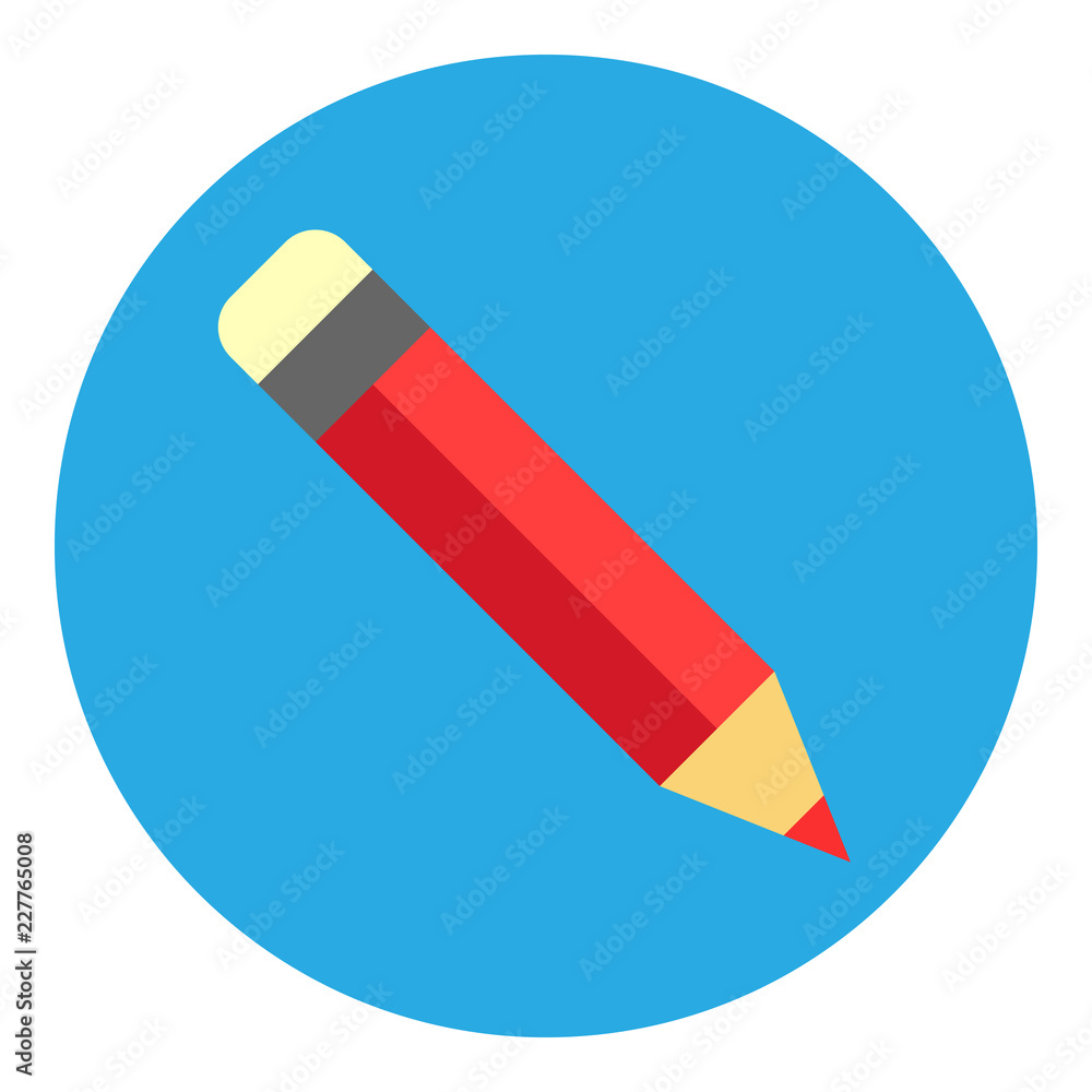 Pencil icon. Vector. Pencil icon. Vector.
