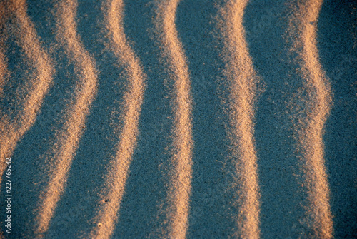 Ripples on warm sand