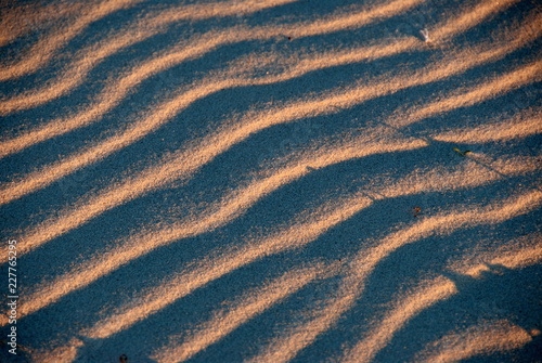 Ripples on warm sand
