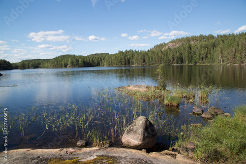 Kuutinlahti lake in the background Mustalamminvuori
