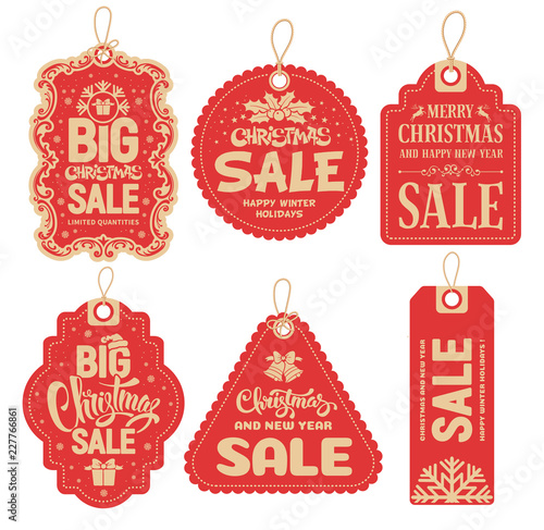Christmas Sale Tags