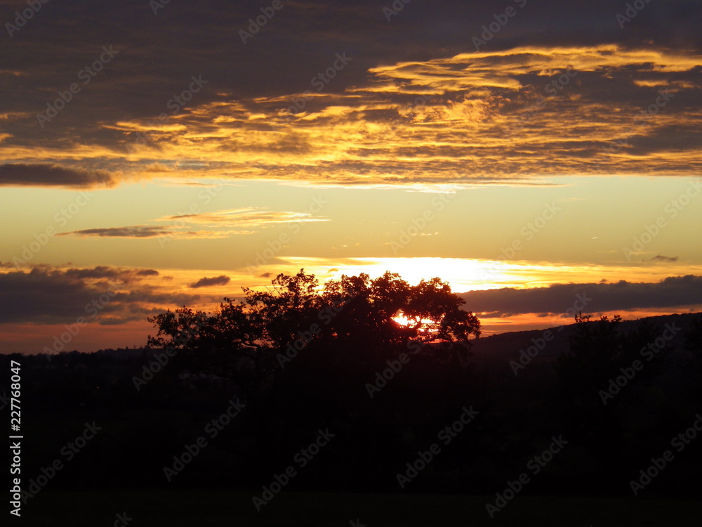 Obraz premium Coucher de soleil