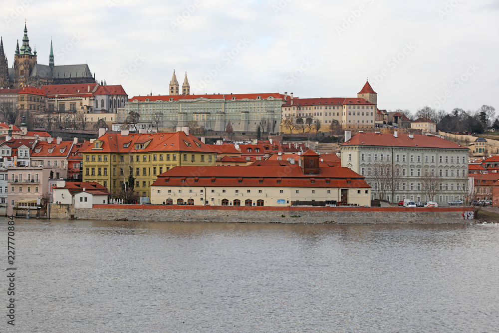 view of castle in prague