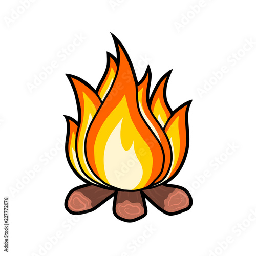 Fire flame.