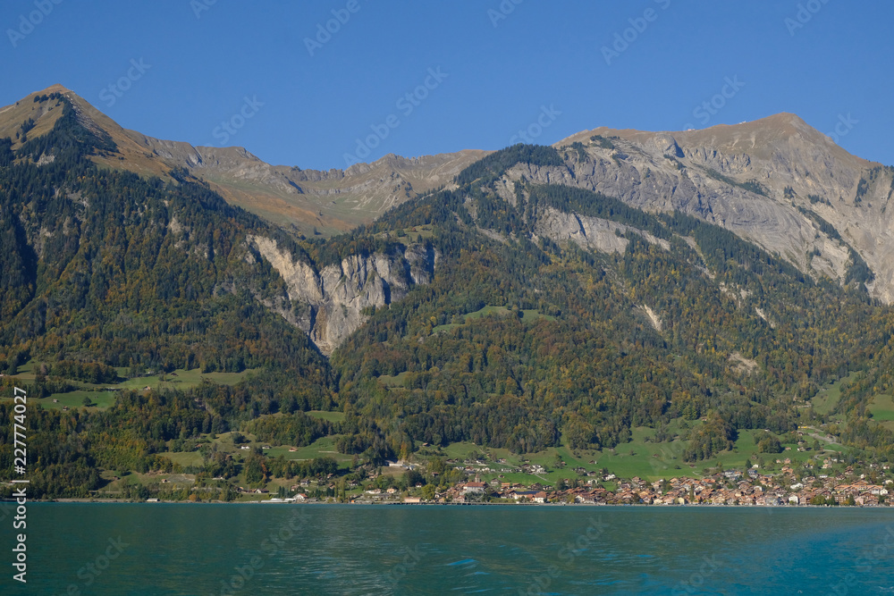 Brienz and the Brienzersee Lake, Berner Oberland, Switzerland