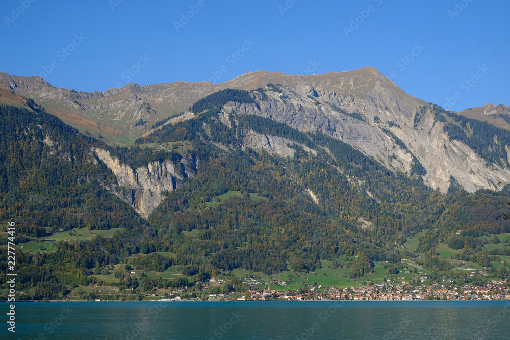 Brienz and the Brienzersee Lake, Berner Oberland, Switzerland