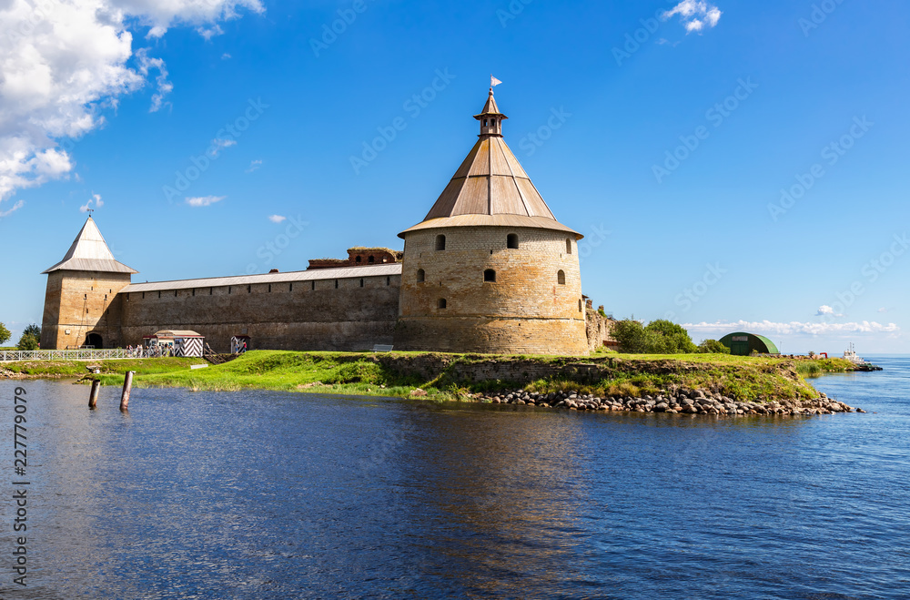 Historical Oreshek fortress is an ancient Russian fortress