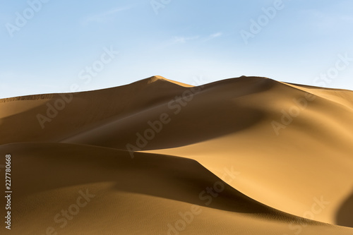 beautiful sand dunes at dusk © chungking