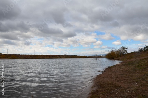 A right side of a river