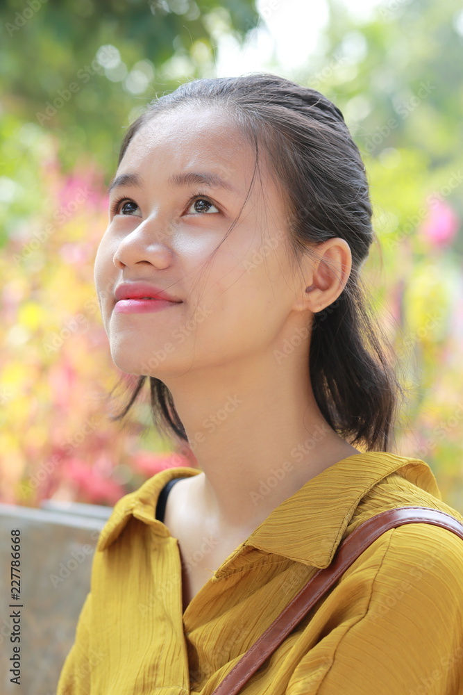 woman traveling to the country side of Vietnam woman traveling to the country side of Vietnam