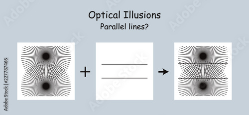 Obraz na plátně Optical illusion