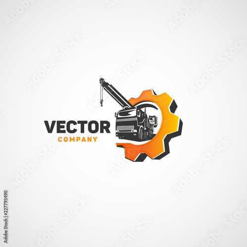 Construction heavy machine, mobile boom crane.