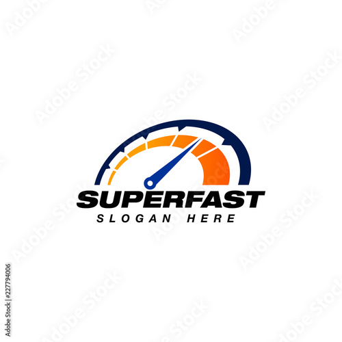 speedometer icon design template. speed indicator vector logo design.