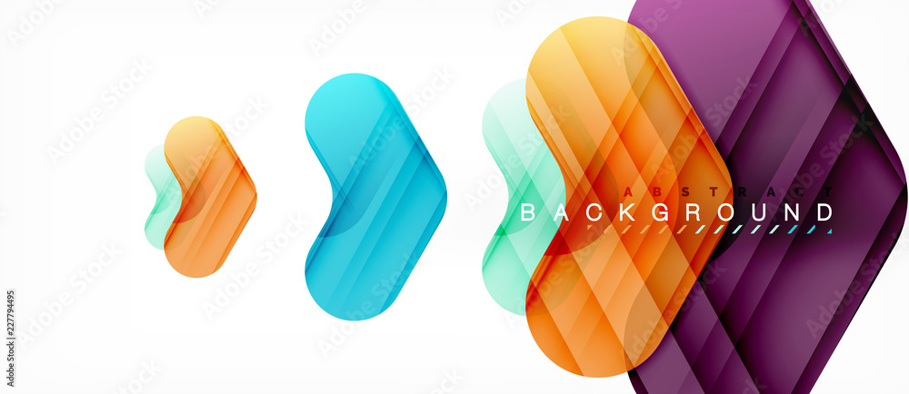 Colorful glossy arrows abstract background Colorful glossy arrows abstract background