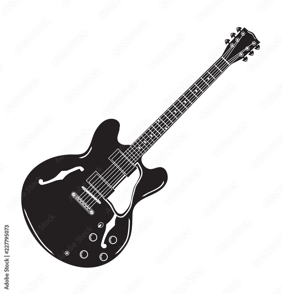vintage american electric guitar.