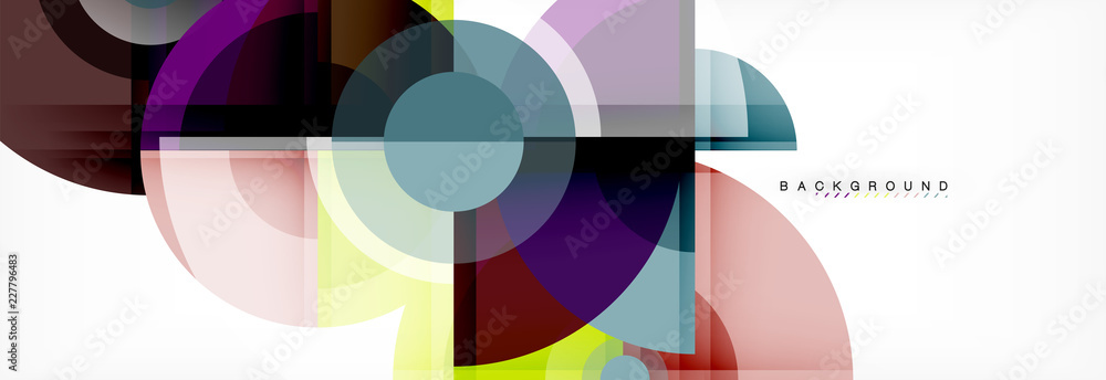 Vector fantastic circle modern geometric background template Vector fantastic circle modern geometric background template