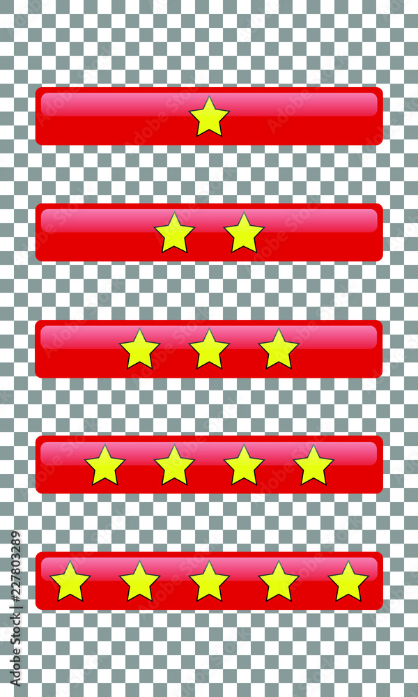 Sterne Button Set Transparent Sterne Button Set Transparent