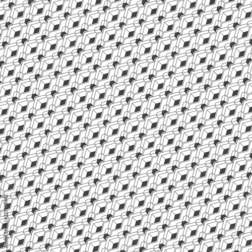 Modern 3d block technical style .Isometric Background ,vector