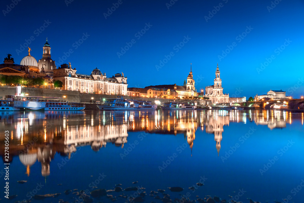 Night scene of Dresden