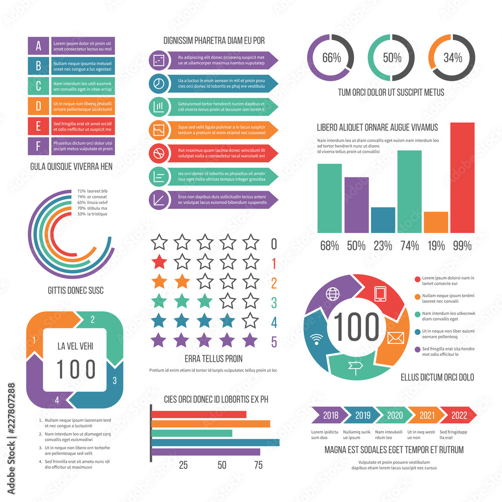 Modern Infographic Box Diagram Can Be Used For Annual Report Stock  Illustration - Download Image Now - iStock