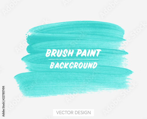 Art logo abstract brush paint texture stroke vector illustration. Perfect design for headline, logo and sale banner. 