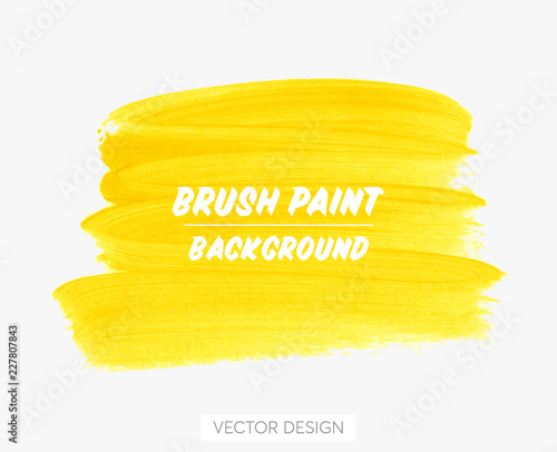 Art logo abstract brush paint texture stroke vector illustration. Perfect design for headline, logo and sale banner. 