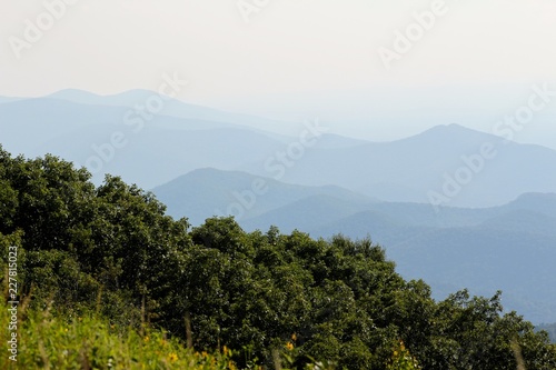 Shenandoah National Park is a national park that encompasses part of the Blue Ridge Mountains in the U.S. state of Virginia  USA  August 5  2017