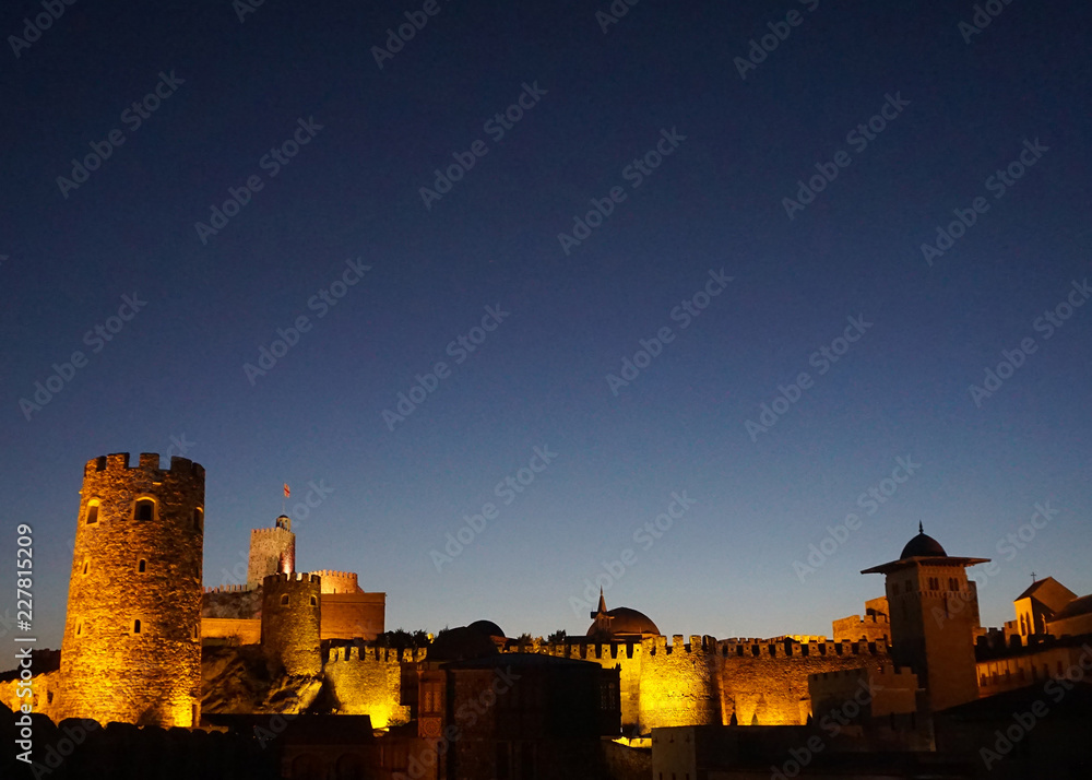 Akhaltsikhe Rabati Castle Square Evening Akhaltsikhe Rabati Castle Square Evening