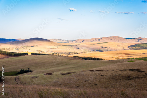  The Dargle valley in Kwa-Zulu Natal is a fertile place with many farms in the area. KZN, South Africa.