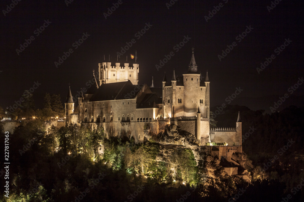 Segovia, monumental city. Alcazar, cathedral and churches