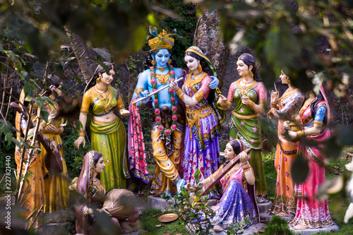 Lord Krishna with his radha