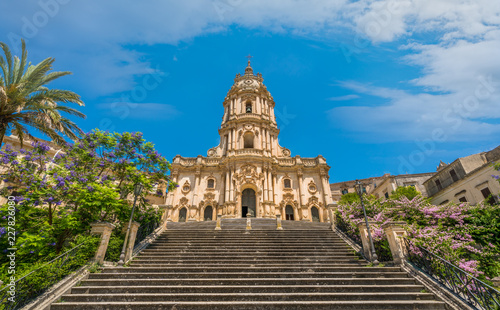 Quadro su tela Duomo of San Giorgio in Modica, fine example of sicilian baroque art