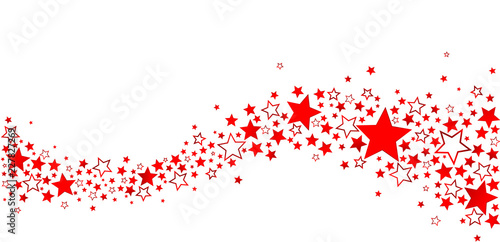 Red stars border