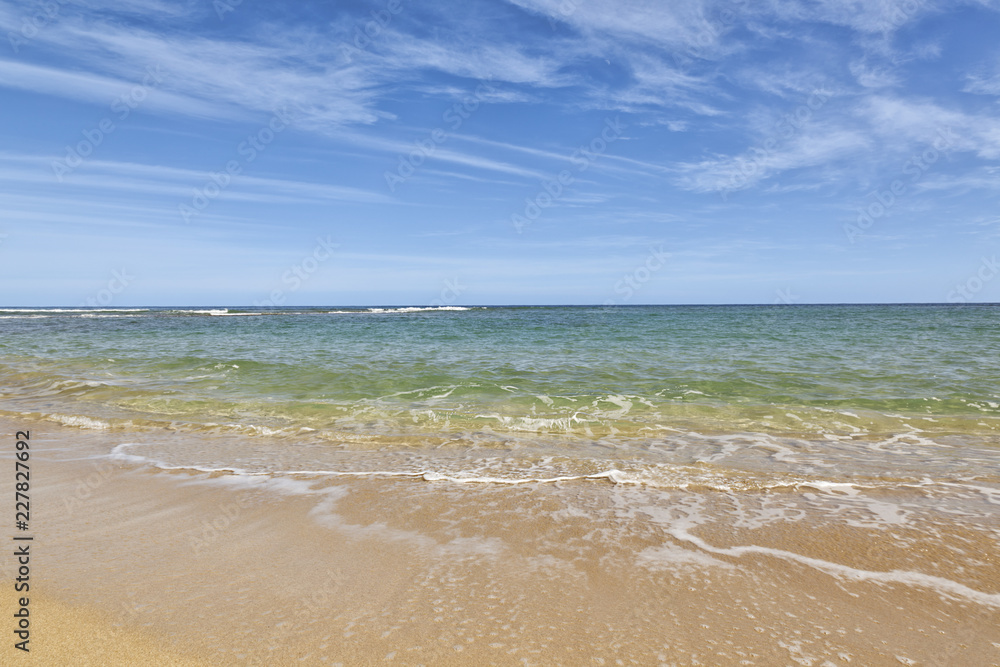 beach and sea