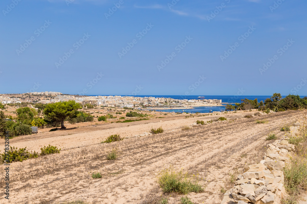 Delimara, Malta. East coast landscape Delimara, Malta. East coast landscape