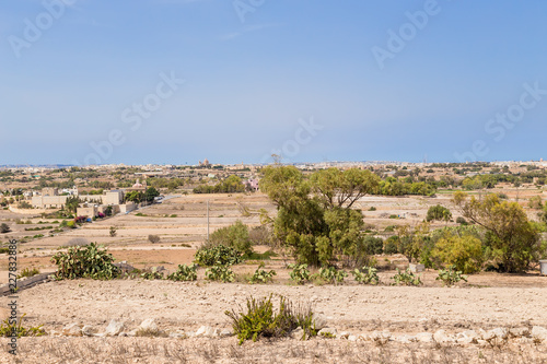 Delimara, Malta. Landscape of the south of the island
