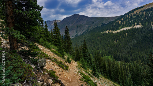 Colorado Rocky Mountain trail 