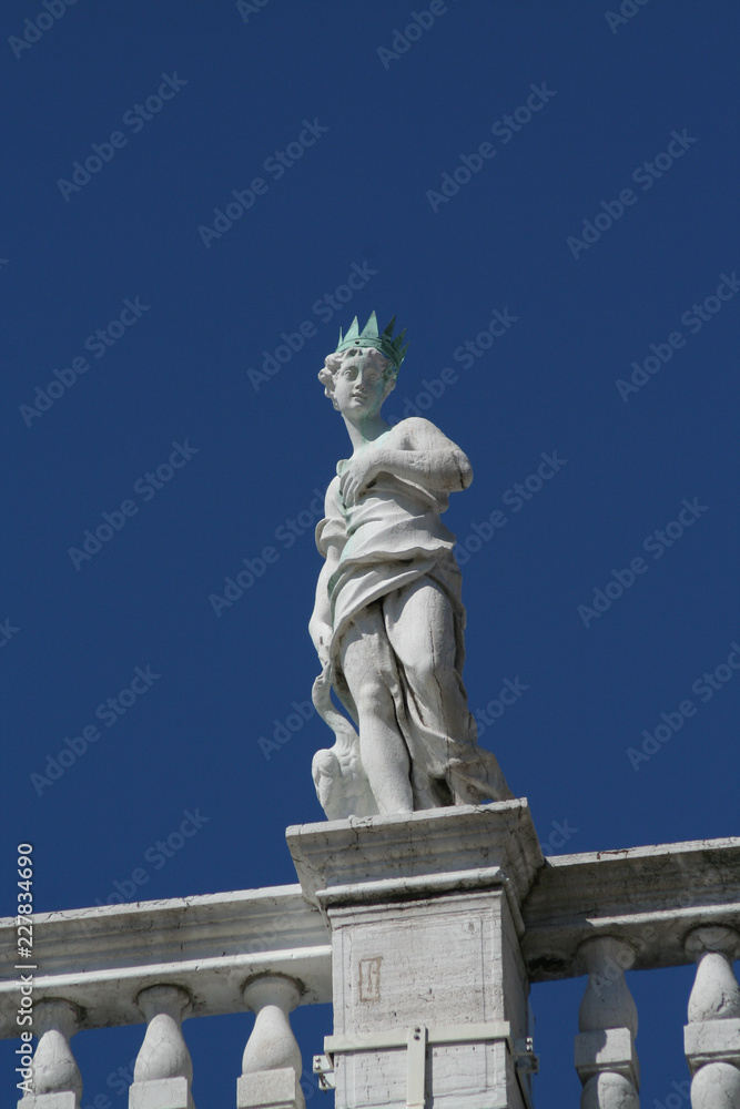 Venice, Piazza San Marco, statue detail