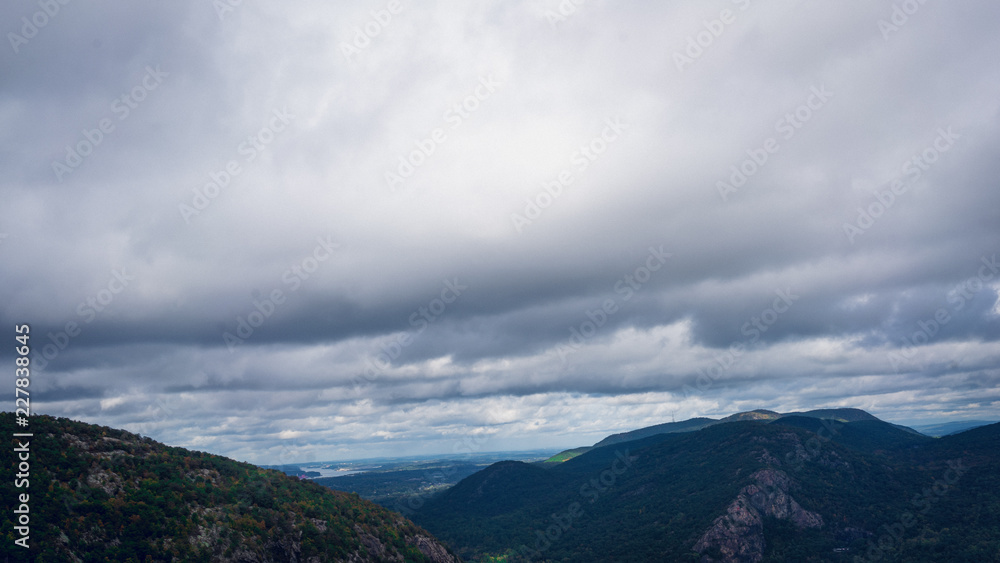 Cloudy Mountian View