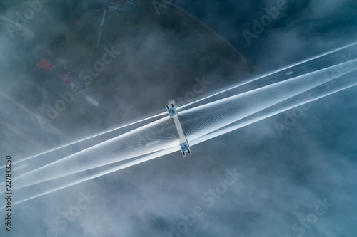 Redzinski bridge aerial view