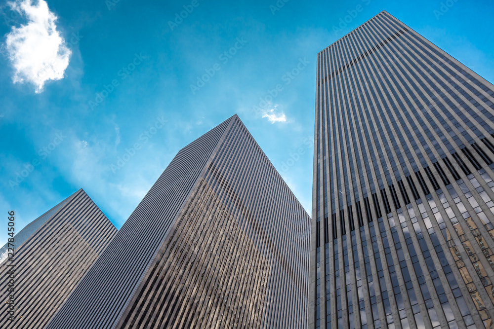 skyscrapers in Manhattan