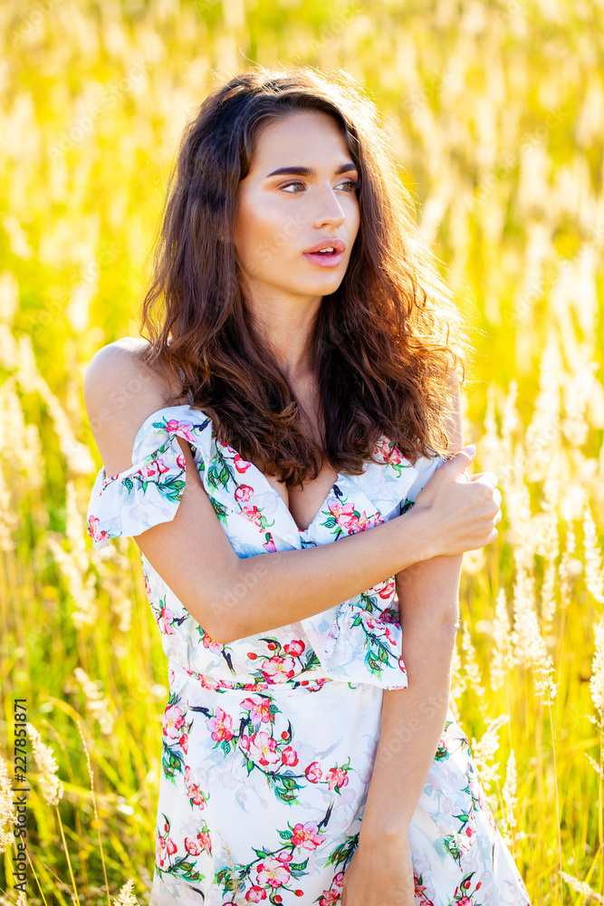 Portrait close up of young beautiful brunette woman Portrait close up of young beautiful brunette woman