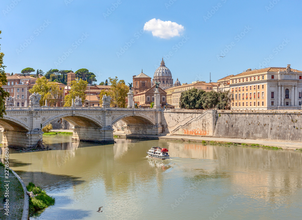 Fototapeta premium Saint Peter with cloud on top