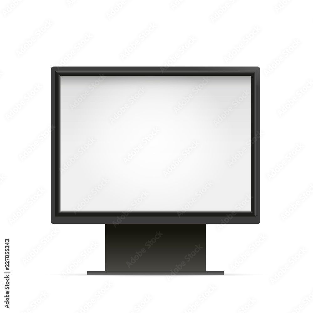 Outdoor Blank Billboard Lightbox Mockup Isolated Outdoor Blank Billboard Lightbox Mockup Isolated