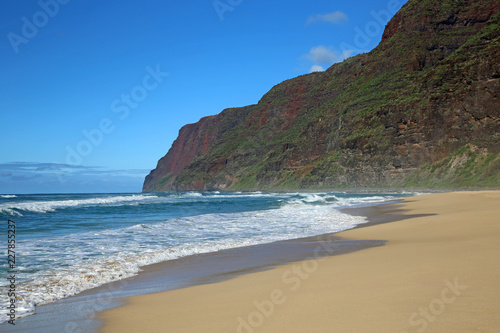 Beach in Polihale SP, Kauai, Hawaii