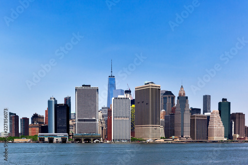 panoramic views of the New York City Manhattan