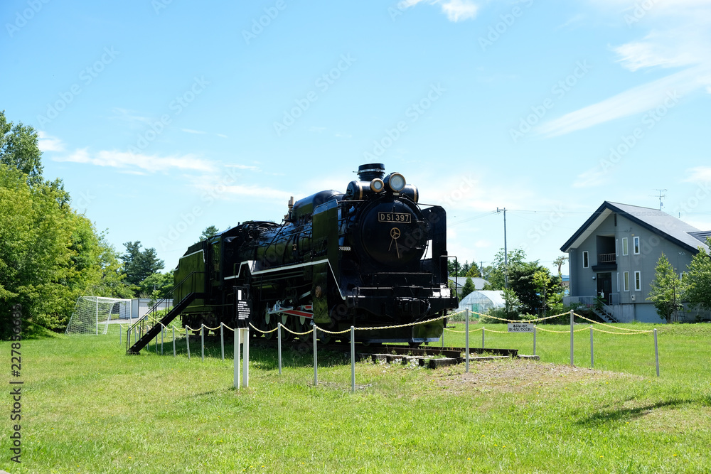 Obraz premium 士別市 水郷公園のSL