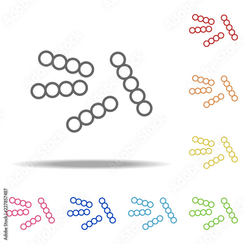 bacteria icon. Elements of Bacteria in multi color style icons. Simple icon for websites, web design, mobile app, info graphics