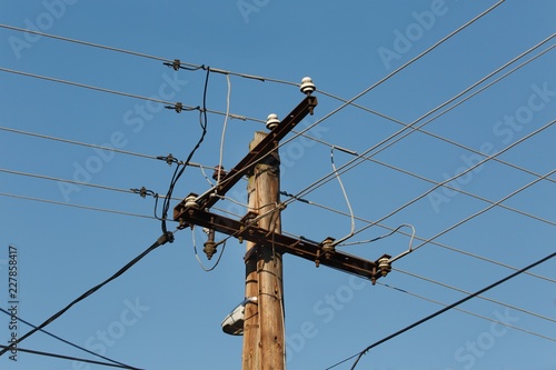 Electric line post