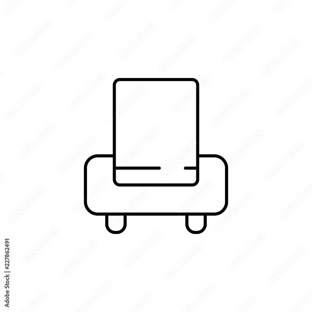 armchair icon. Element of bar for mobile concept and web apps iicon. Thin line icon for website design and development, app development. Premium icon armchair icon. Element of bar for mobile concept and web apps iicon. Thin line icon for website design and development, app development. Premium icon